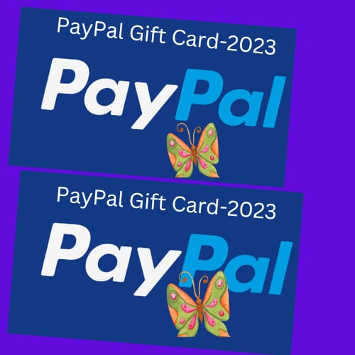 New PayPal gift card-2023
