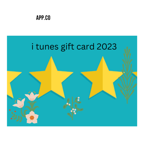 New i-Tunes gift card-2023